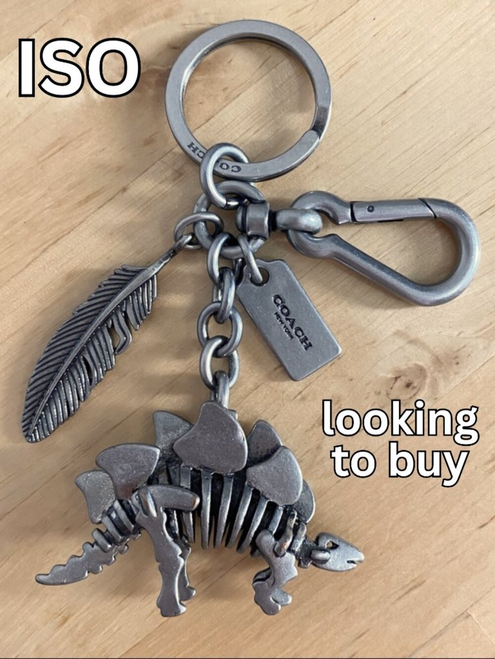 ISO Coach Steggy bag charm